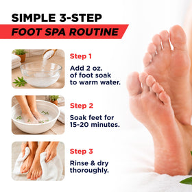 FOOT Tea Tree & Citrus Epsom Salt Foot Soak with essential oils