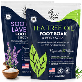 FOOT Tea Tree Epsom Salt Foot Soak packaging front view