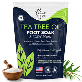 FOOT Tea Tree Oil Epsom Salt Foot Soak packaging front view