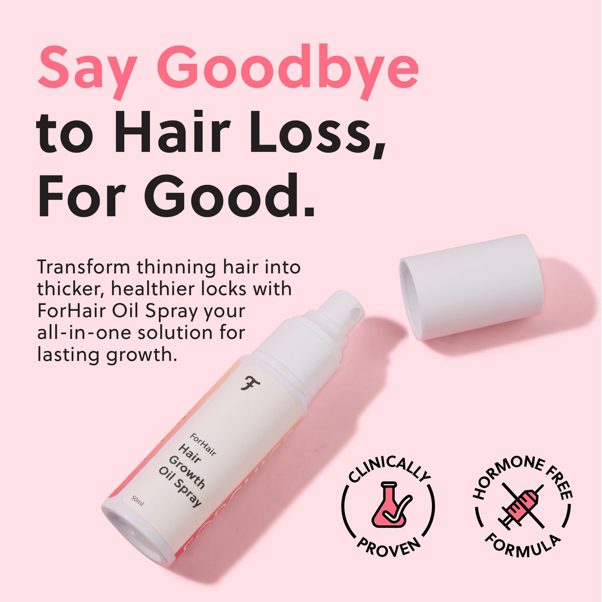 Forchics Hair Growth Spray bottle with sprayer