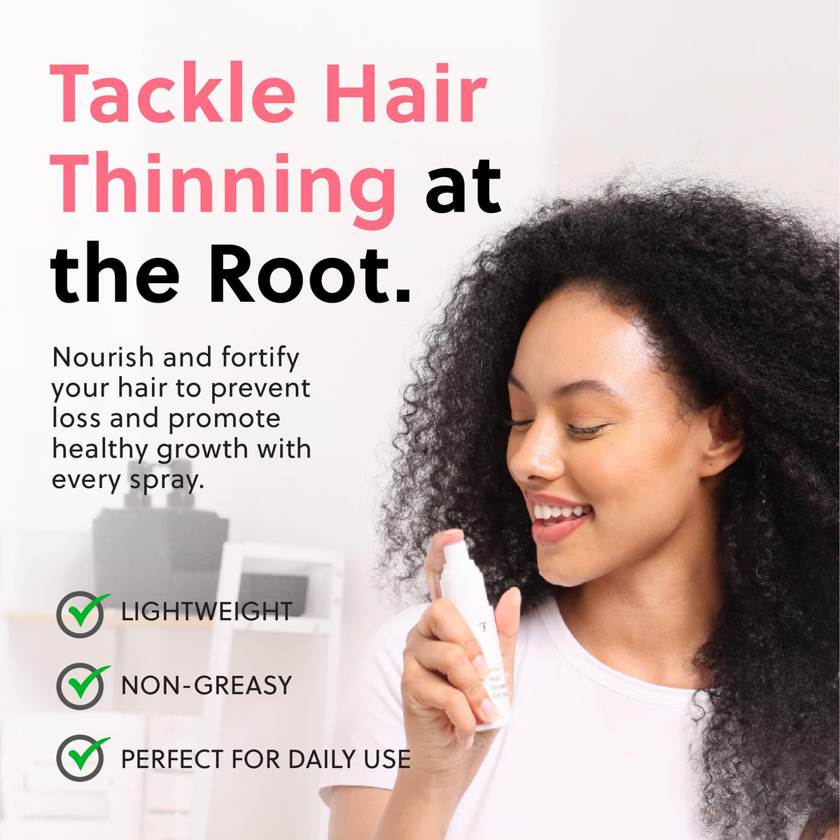 Forchics Hair Growth Spray packaging side view