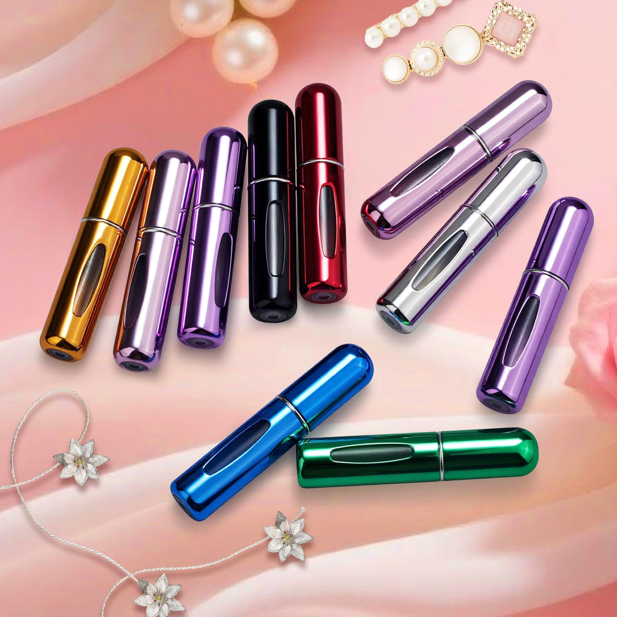 forebile refillable perfume atomizer bottle in blue