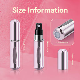 forebile refillable perfume atomizer bottle in pink