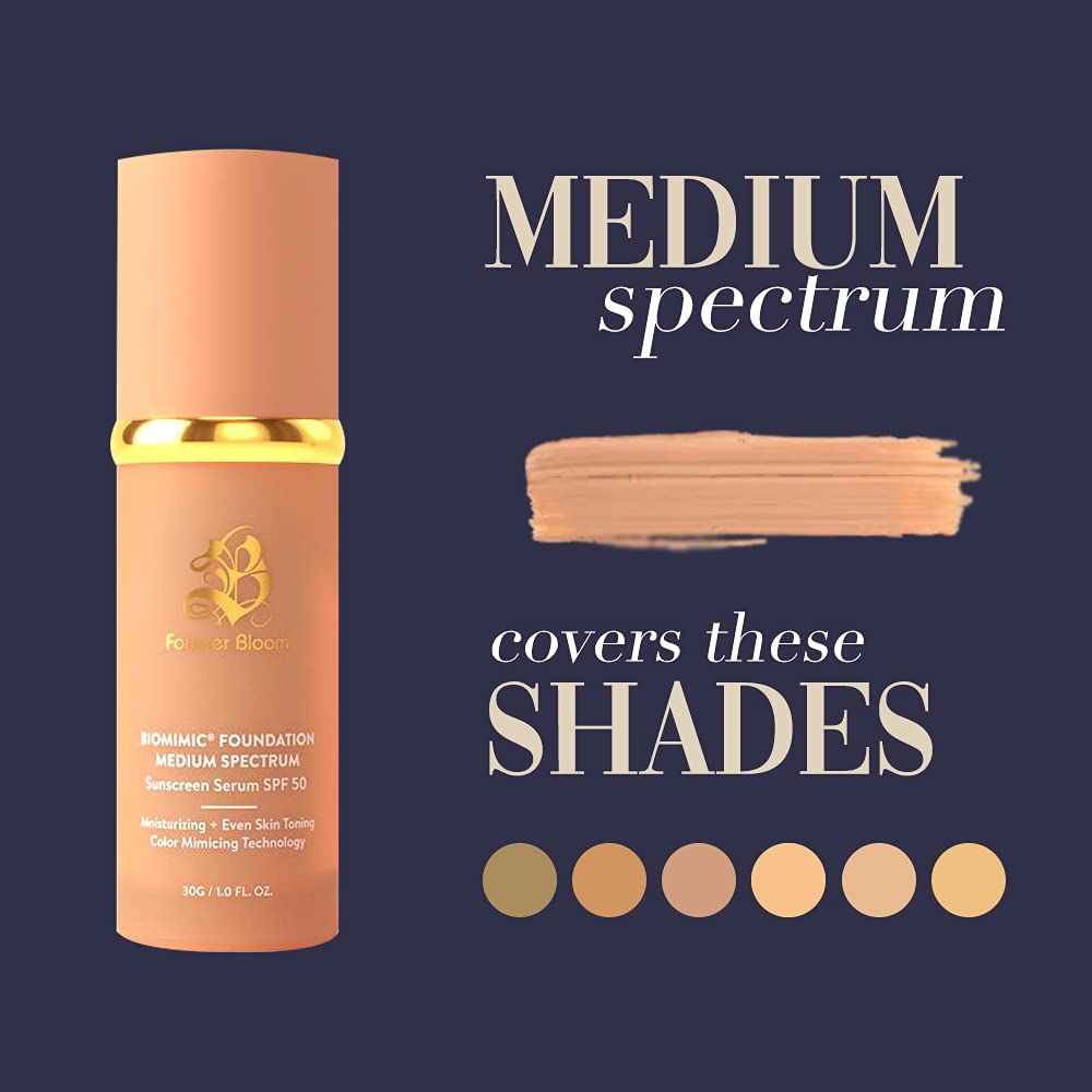 Forever Bloom Bio Mimic Foundation swatch on hand