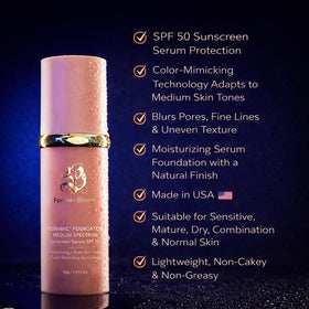 Forever Bloom Bio Mimic Foundation texture on skin