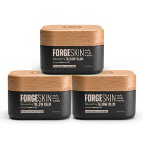 Forge Skin Beef Tallow Balm 3-pack front view