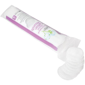 ForPro Cotton Rounds in use for makeup removal