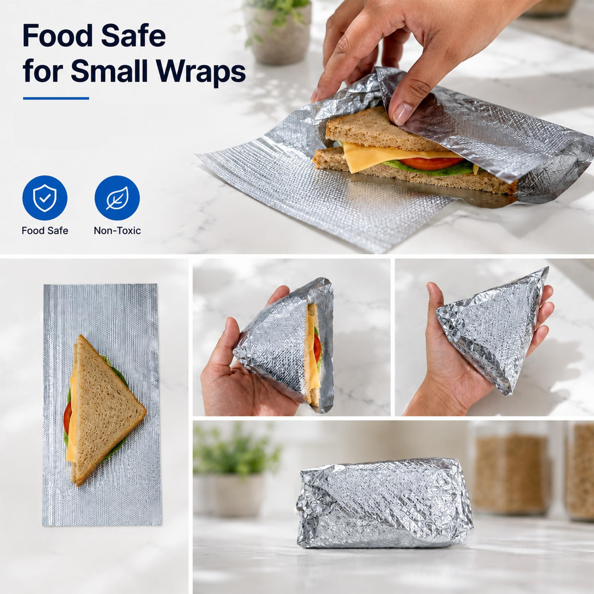 ForPro hair foil sheets stacked in dispenser for easy access