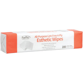 ForPro Lint-Free Esthetic Wipes packaging side view