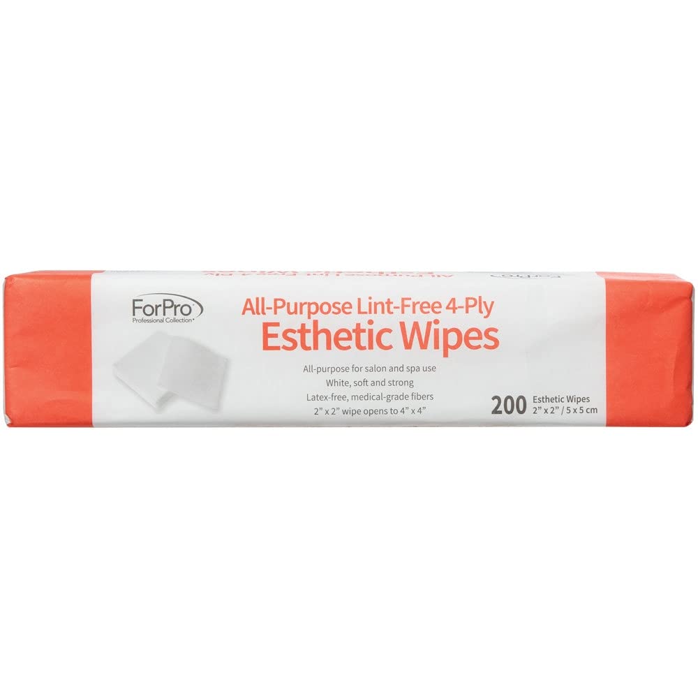 ForPro Lint-Free Wipes in use at a salon setting