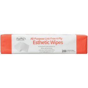 ForPro Lint-Free Wipes in use at a salon setting