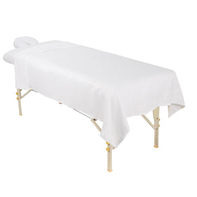 ForPro Microfiber Fitted Sheet 36” W x 77” L x 7” H