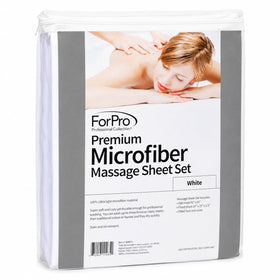 ForPro Microfiber Massage Flat Sheet 63" W x 100" L