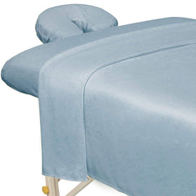 ForPro Microfiber Massage Sheet Set in Wisteria, flat sheet view