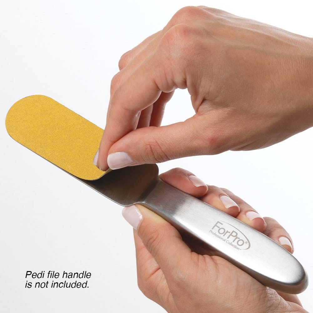 ForPro Pedi File Refill pads stacked for display
