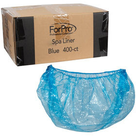 ForPro Professional Collection blue spa liners front view