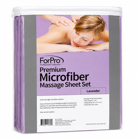 ForPro Professional Collection Microfiber Fitted Sheet for Massage Table