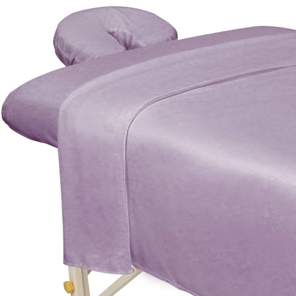 ForPro Professional Collection Microfiber Massage Flat Sheet in Lavender