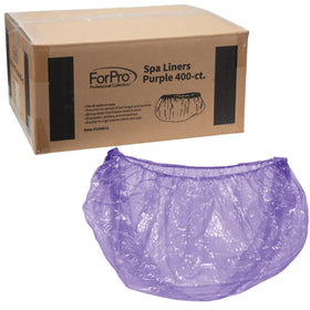 ForPro Professional Collection Spa Liners purple packaging front view