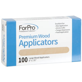 ForPro Professional Collection Wood Applicators in use for waxing