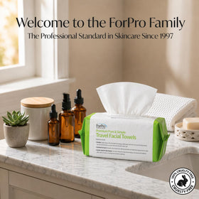 ForPro Travel Size Disposable Face Towels stack of towels