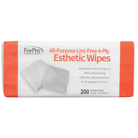 ForPro wipes in use applying lotion in a salon