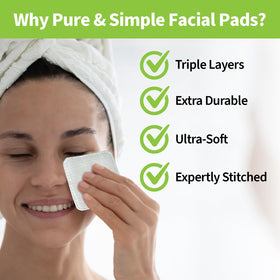ForPro XL Facial Pads in a beauty routine setting