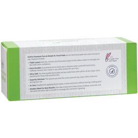ForPro XL Facial Pads stacked showing size