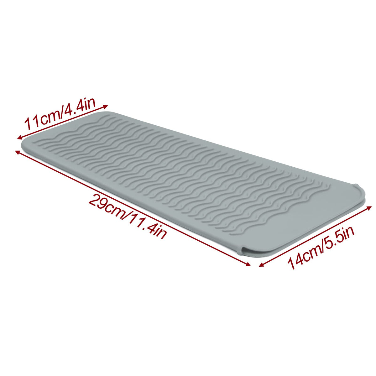 Fouews Silicone Heat Resistant Mat Pouch folded for storage