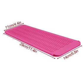 Fouews Silicone Heat Resistant Mat with curling iron on top
