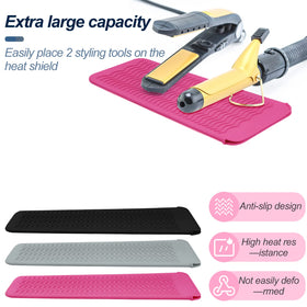 Fouews Silicone Mat showing its dual functionality