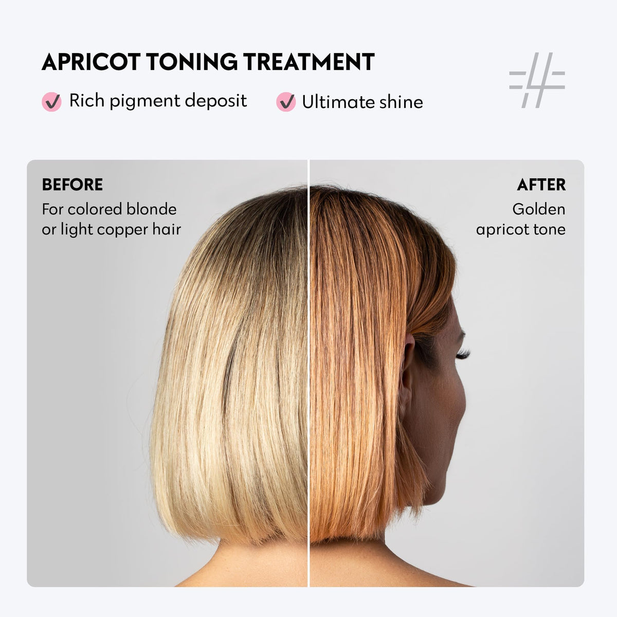 FOUR REASONS Color Mask Apricot application in shower