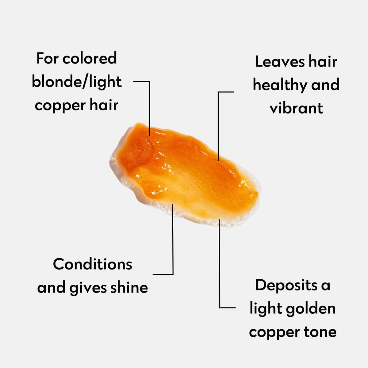FOUR REASONS Color Mask Apricot on blonde hair