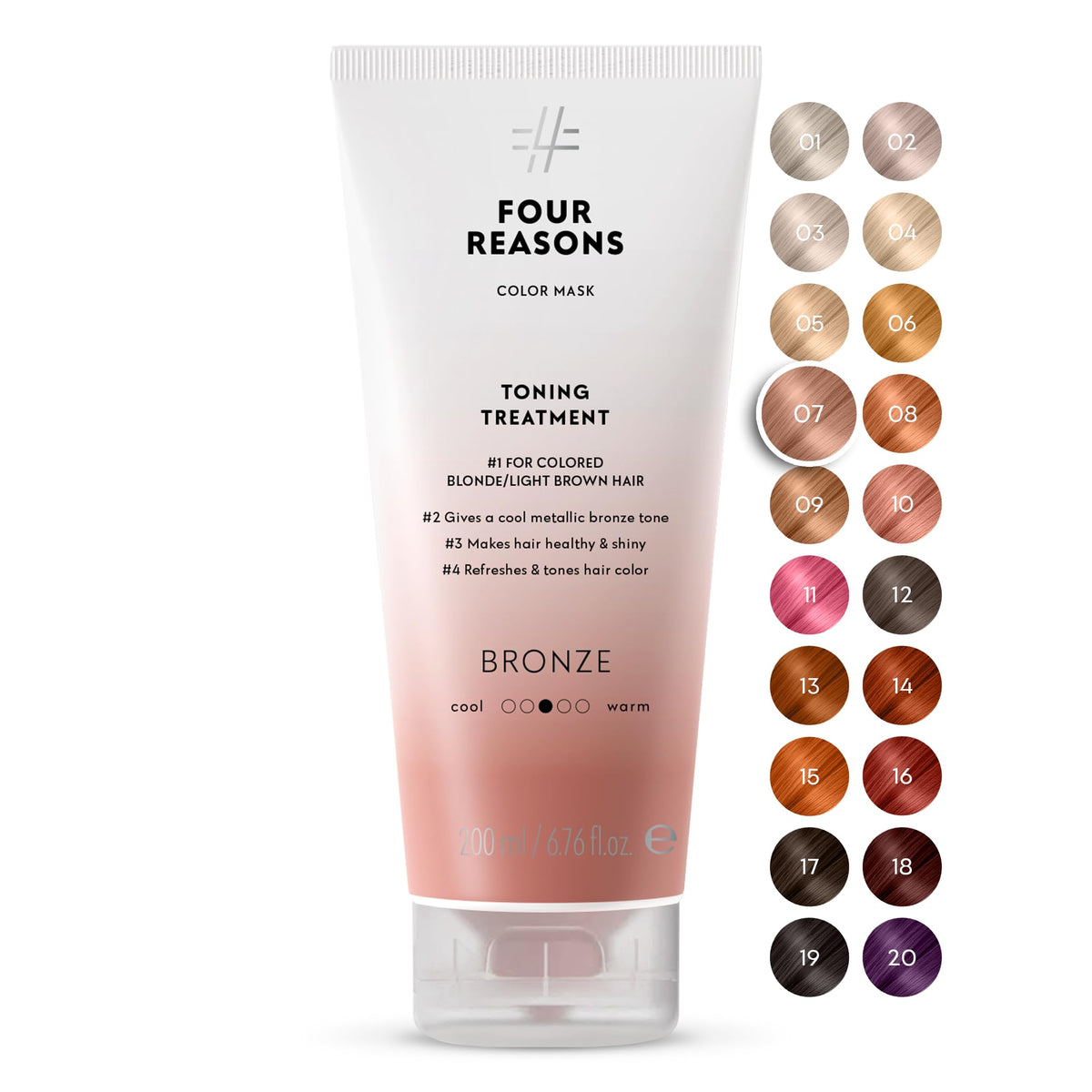 FOUR REASONS Color Mask Bronze 222g front view