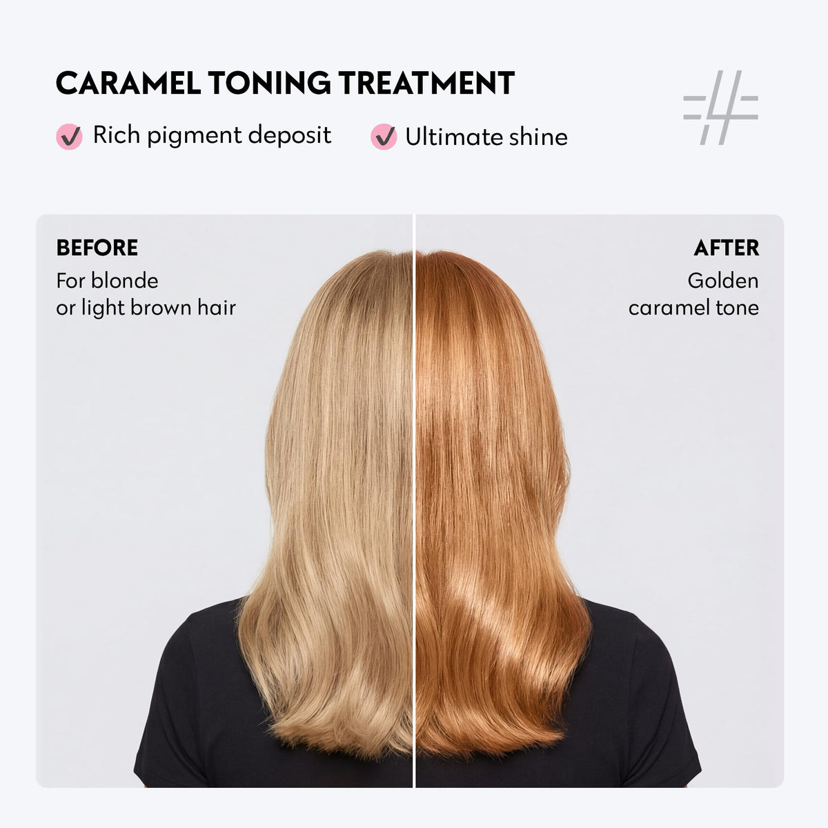 FOUR REASONS Color Mask Caramel application in shower