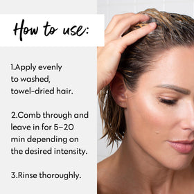 FOUR REASONS Color Mask Champagne Blonde on hair
