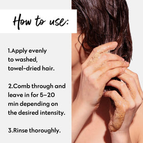 FOUR REASONS Color Mask Chocolate on hair