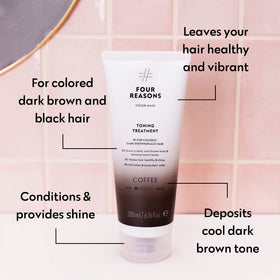 FOUR REASONS Color Mask Coffee texture close-up