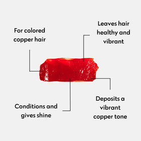 FOUR REASONS Color Mask Copper on hair strands