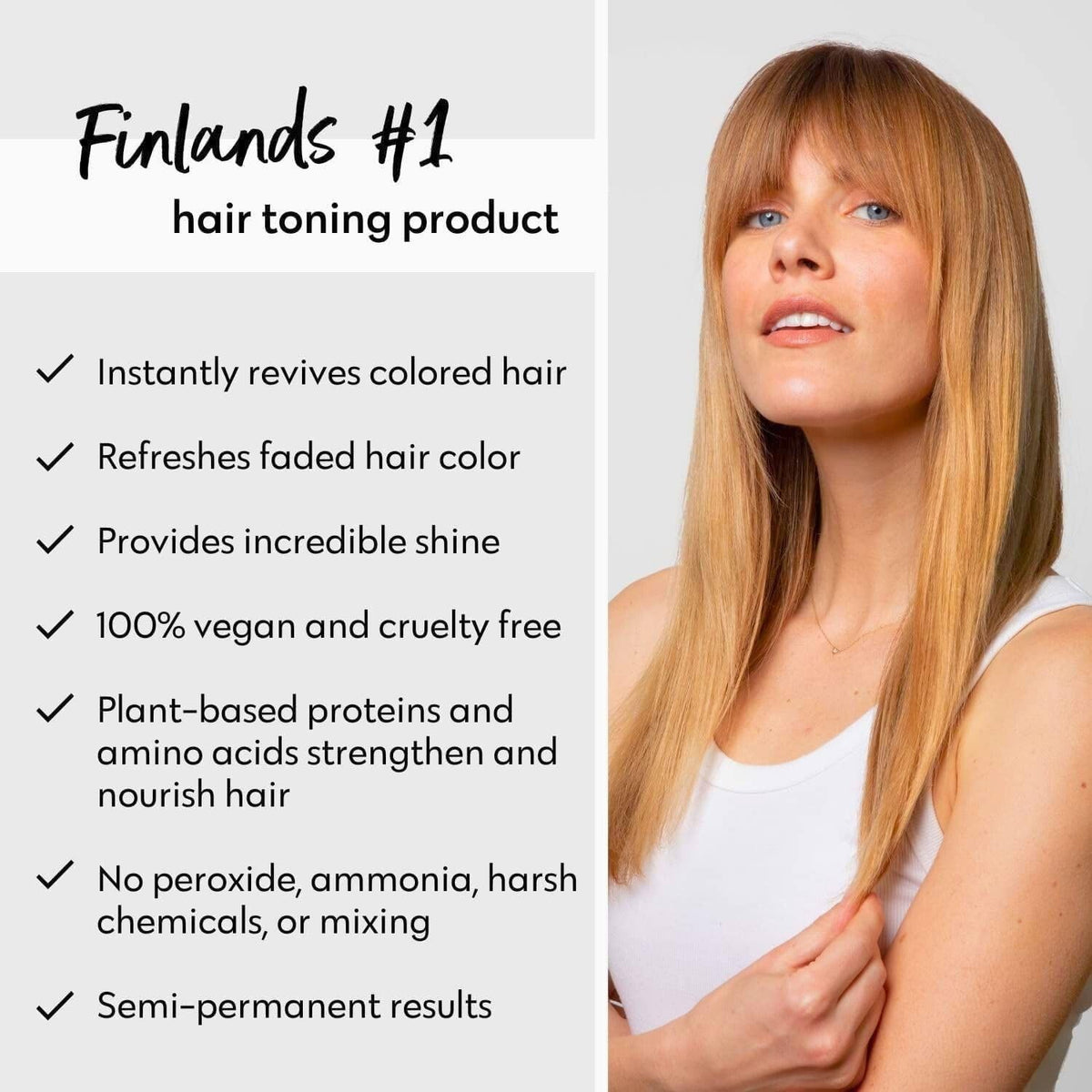FOUR REASONS Color Mask Latte on light brown hair