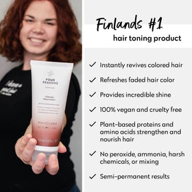 FOUR REASONS Color Mask Mahogany on hair strands