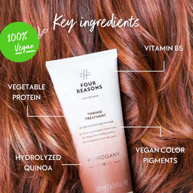 FOUR REASONS Color Mask Mahogany with hair care products