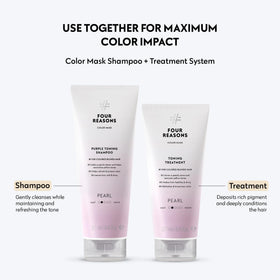 FOUR REASONS Color Mask Pearl Blonde lifestyle shot