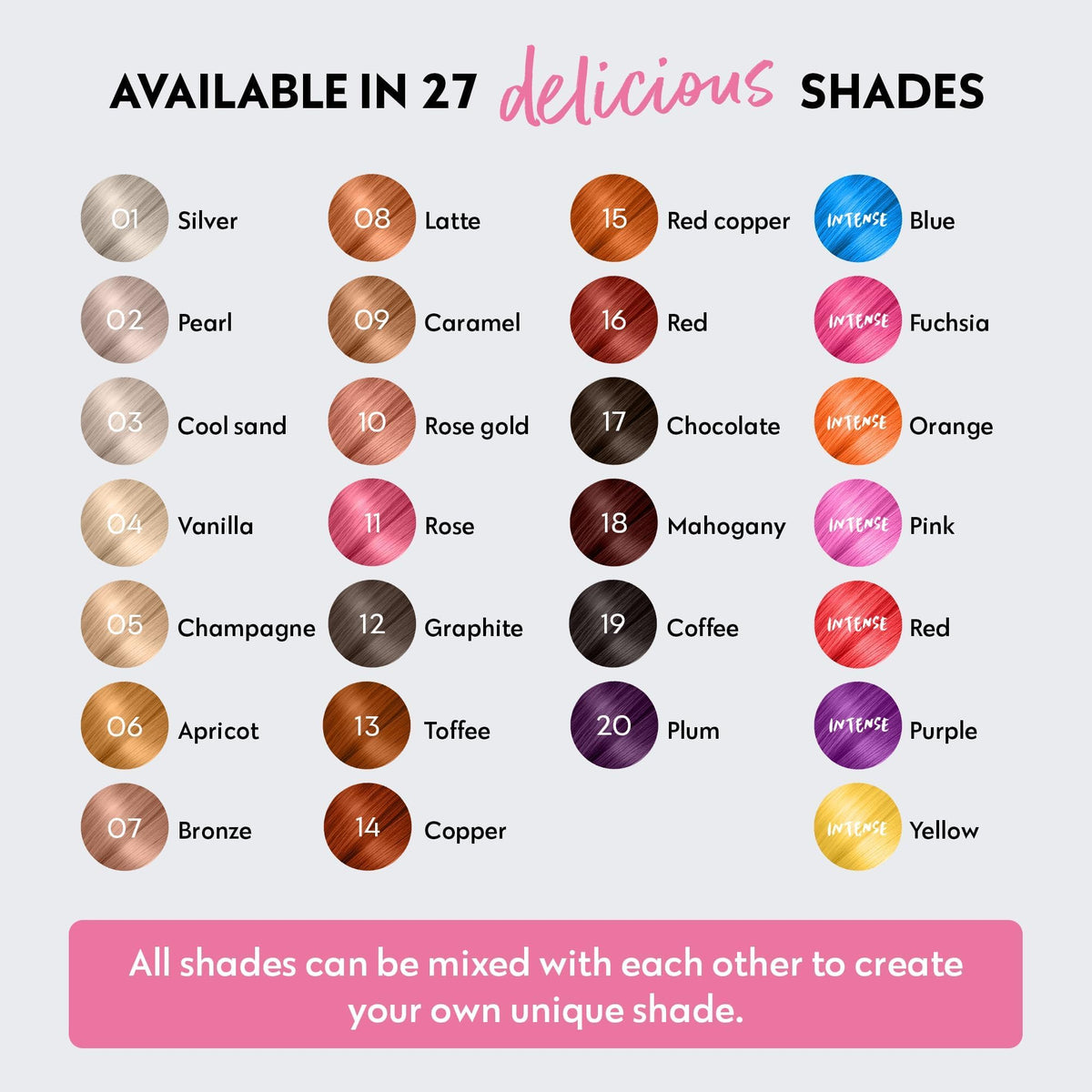 FOUR REASONS Color Mask Plum with hair care products