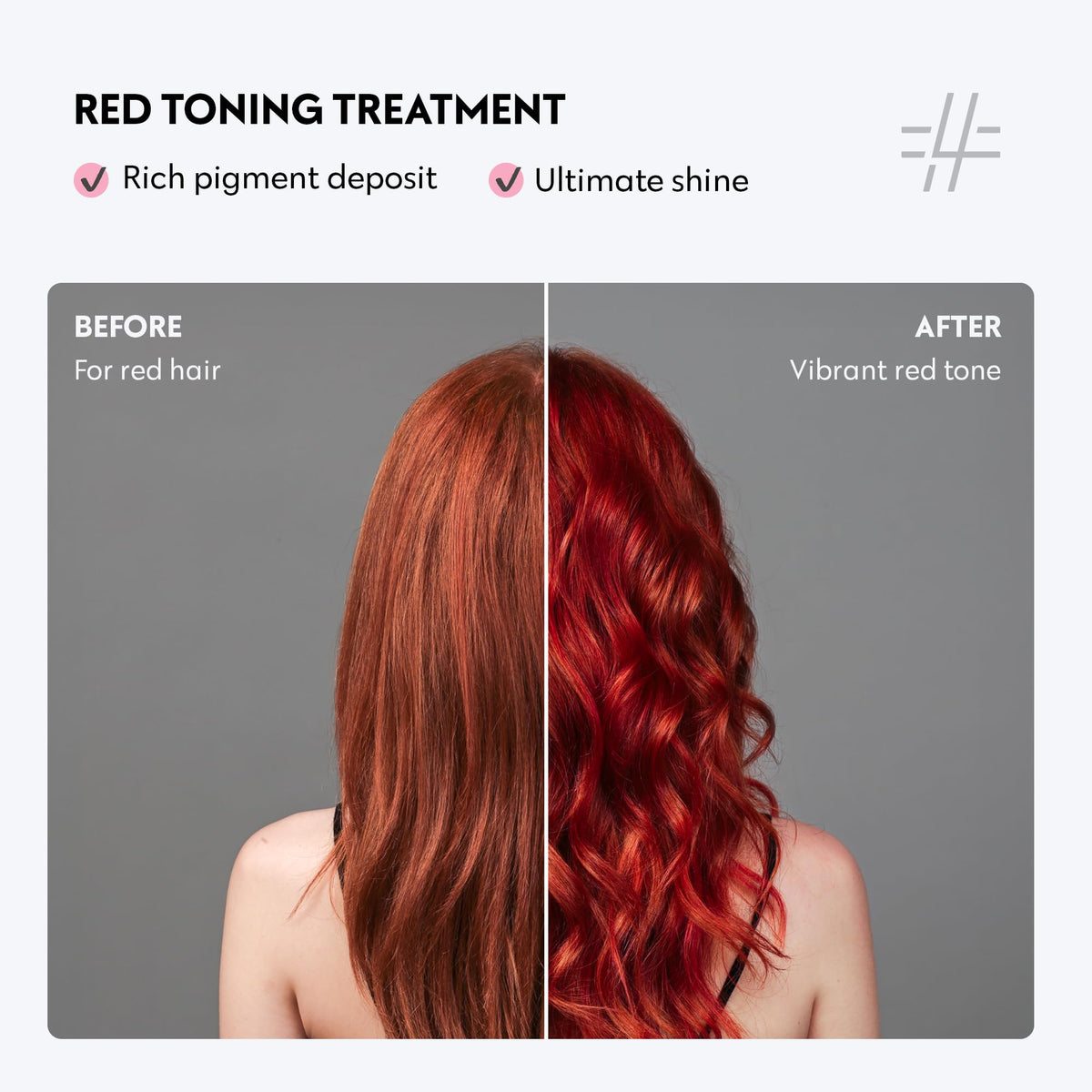 FOUR REASONS Color Mask Red application in shower