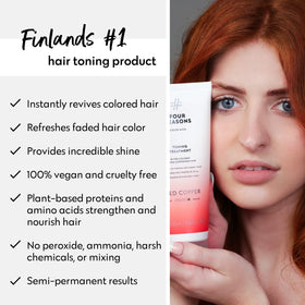 FOUR REASONS Color Mask Red Copper packaging details