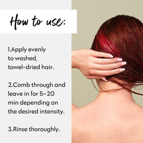 FOUR REASONS Color Mask Red showing easy application