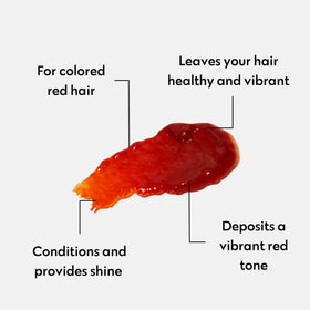 FOUR REASONS Color Mask Red vibrant colour result on hair