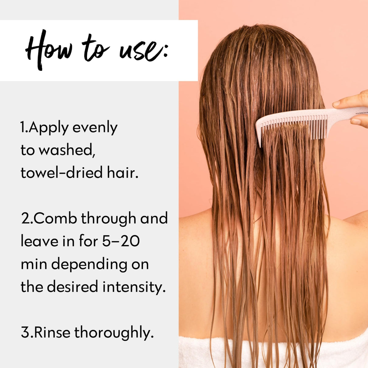 FOUR REASONS Color Mask Rose Gold after application