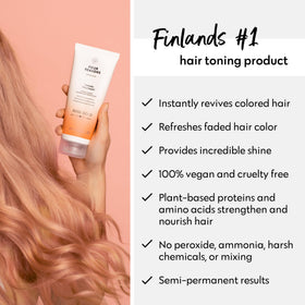 FOUR REASONS Color Mask Rose Gold on blonde hair
